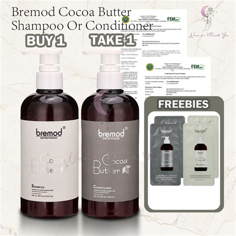 Buy 1 Bremod Premium Cocoa Shampoo 400ml Get 1 Premium Cocoa