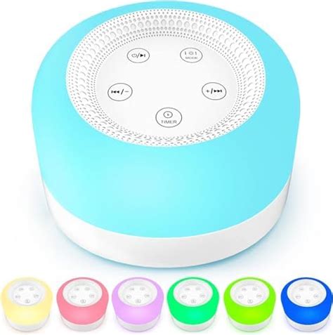 Amazon Vunkqu White Noise Machine Baby Sound Machine With Color