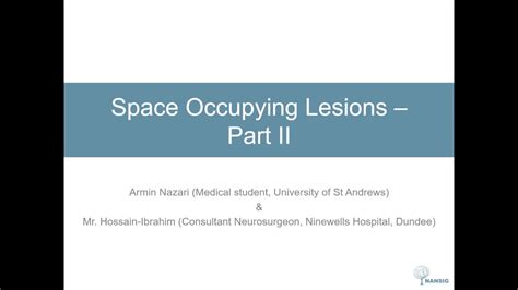 Space Occupying Lesions Part 2 Youtube