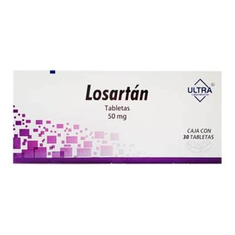 Losartán 50 Mg 30 Tabletas Walmart