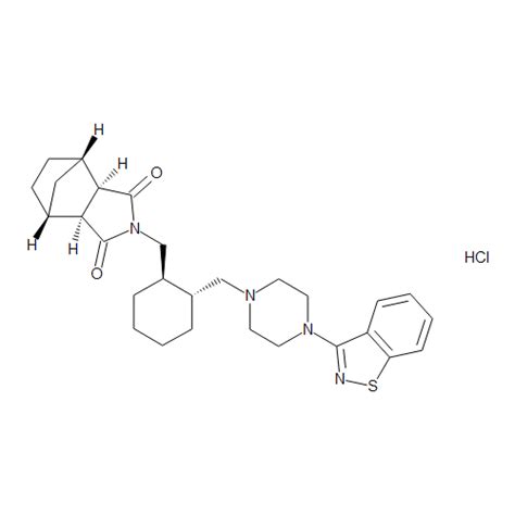 Lurasidone Hydrochloride 86 Mm364700 Cymitquimica