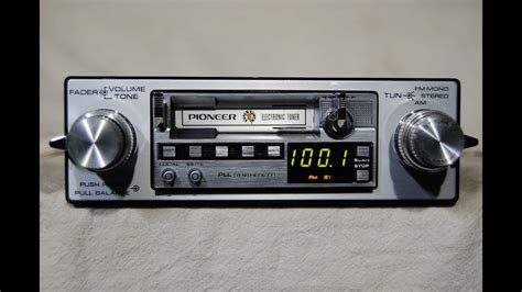 Vintage Pioneer Ke 3000 Amfm Cassette Car Stereo Youtube