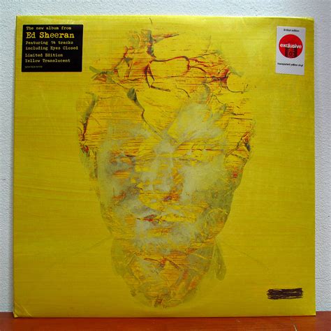 Ed Sheeran Subtract Limited Edition Yellow Translucent