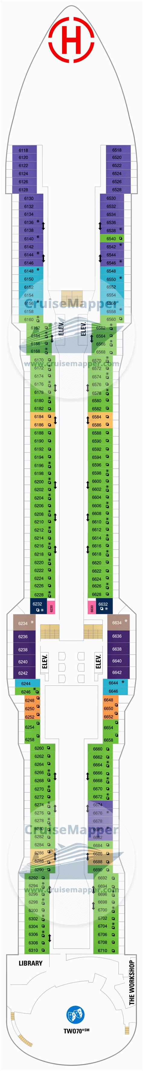 Anthem Of The Seas Deck Plan Cruisemapper