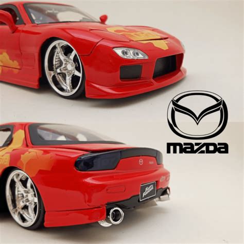 OrangE JLS Mazda RX 7 Velozes E Furiosos Fast And Furious Jada Toys 1