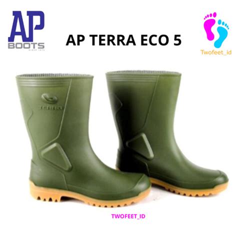 Jual AP BOOTS TERRA ECO 5 SIZE 25 27 WARNA HIJAU SEPATU AP BOOTS