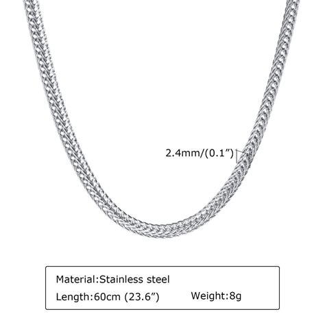 Herringbone Chain Necklaces Prosteel Jewelry