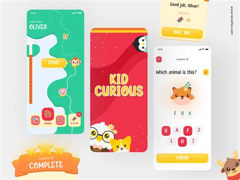 Kindergarten Learning UI - Mobile App | Figma Community