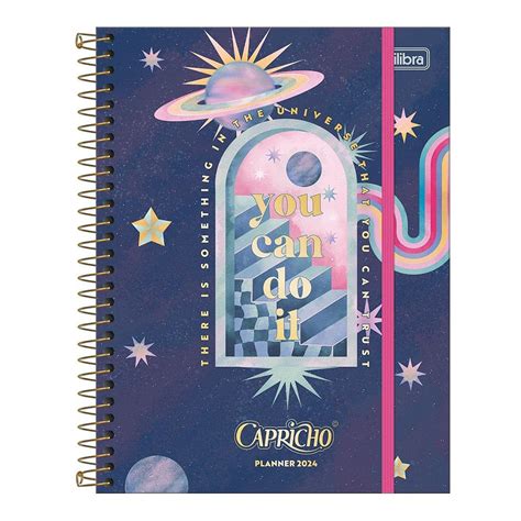 PLANNER ESPIRAL CAPRICHO 2024 CAPA 2 TILIBRA 179728 Papelaria Jambo