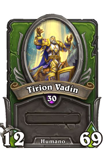 Tirion Vad N Biblioteca De Cartas De Hearthstone