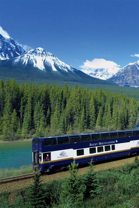 Glass Train Through Canadian Rockies Train Travel Train Vacations