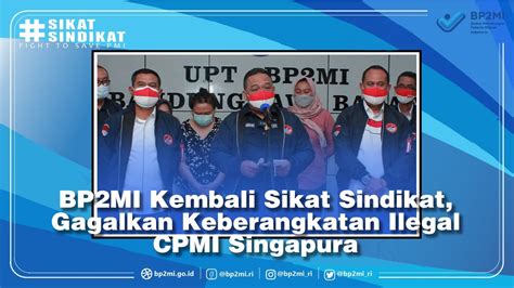 BP2MI Kembali Sikat Sindikat Gagalkan Keberangkatan Ilegal CPMI