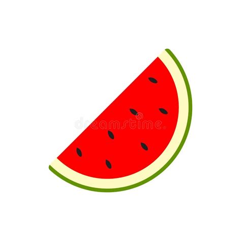 Icono De La Sand A Sand A Del Vector Fruta De La Rebanada Aislada