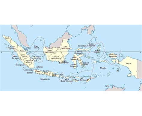 Maps of Indonesia | Collection of maps of Indonesia | Asia | Mapsland ...