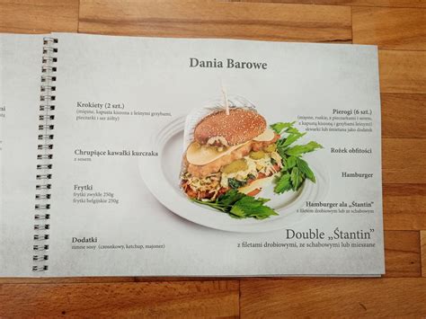 Uwaga Nowe Menu Restauracja Tantin