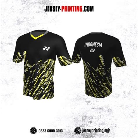 Desain Jersey Hitam Kuning Warna Hitam Jersey Printing Bikin