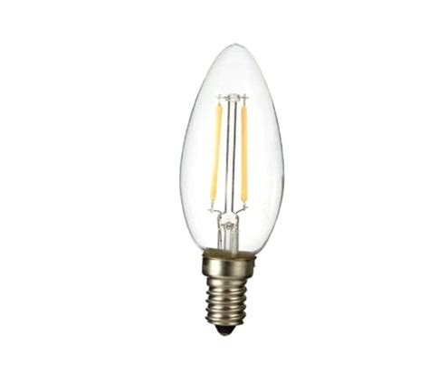 W Candle Bulb Led Ses E Filament Bullet Vintage Warm White