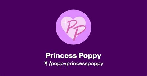 Princess Poppy Instagram Tiktok Linktree