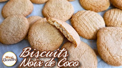 Biscuits La Noix De Coco Recette Facile Et Rapide Youtube