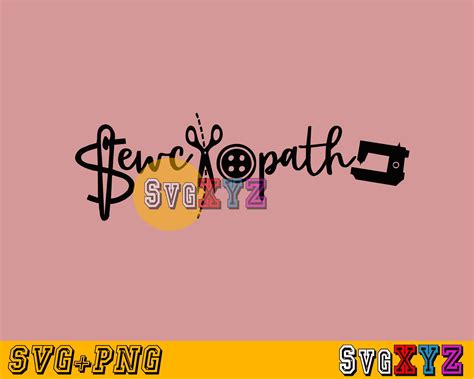 Sewciopath Svg Sewciopath Clipart Sewciopath Graphic Sewing Etsy