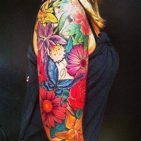 25 Best Full Sleeve Tattoo Designs And Ideas Flower Tattoo Sleeve