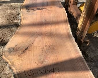 Nine Foot Red Oak Live Edge Wood Slab Etsy