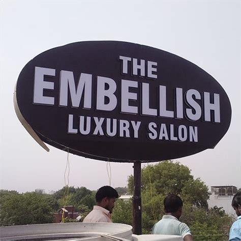 Acrylic Signage Board Application: Outdoor at Best Price in Faridabad ...