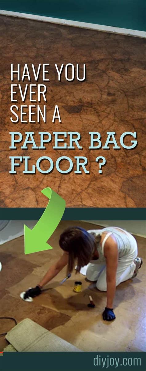 She Used Paper Bags to Create Her Flooring and The Results Blew Us Away!