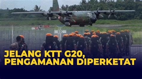 Pengamanan Diperketat Jelang KTT G20 2 Pesawat Hercules Milik TNI AU