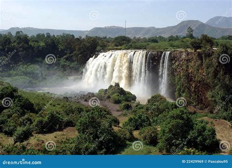 Waterfalls in Ethiopia stock image. Image of wilderness - 22429969