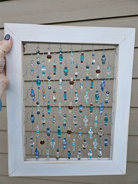 Chickenwire Suncatcher Etsy