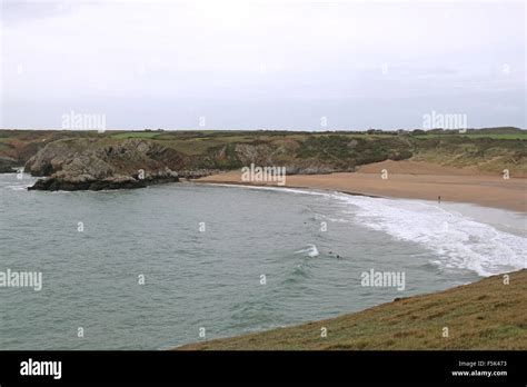 Broad Haven South Beach Bosherston Pembrokeshire Dyfed Wales Great