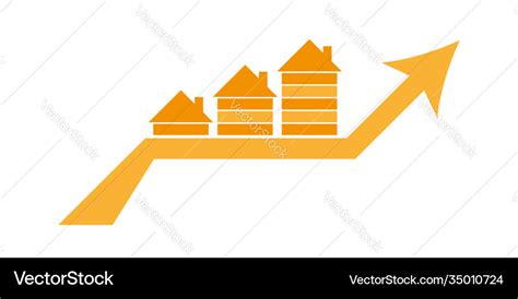 Rising Real Estate Prices Real Estate Investments Vector Image