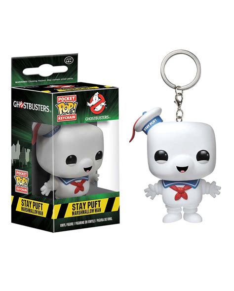 Ghostbusters Stay Puft Funko Keychain 👻 | Horror-Shop.com