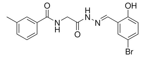 N 2 2 5 BROMO 2 HYDROXYBENZYLIDENE HYDRAZINO 2 OXOETHYL 3