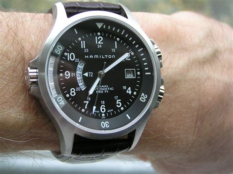 Sold Hamilton Khaki Navy Gmt Automatic