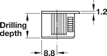 Connector housing Rafix 20 system plastic in the Häfele Indonesia Shop