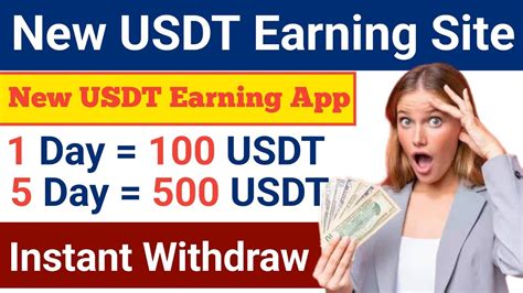 Usdt Earning Site Earn Free Usdt Best Usdt Investment Site New