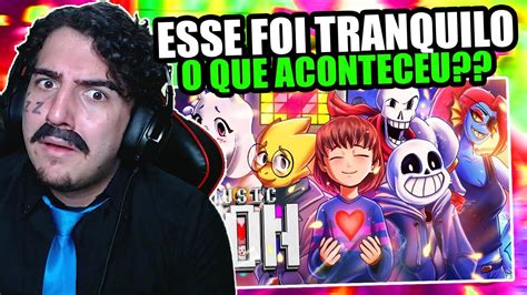 PASTOR REACT Determinação Undertale Pacifista Papyrus Da Batata