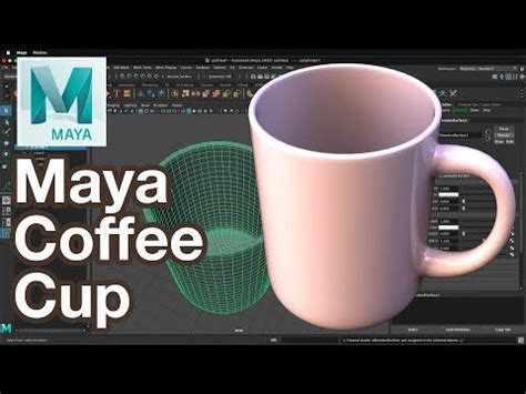 Maya Tutorial: Model a Coffee Cup | Coffee cups, Maya, Cup