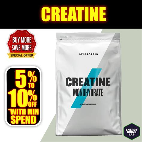 Myprotein Creatine Monohydrate Powder 250g To 1kg Creapure Micronized