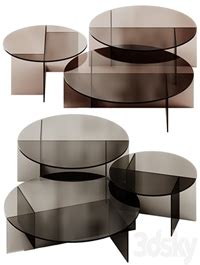 Sestante Round Coffee Tables By Tonelli Design