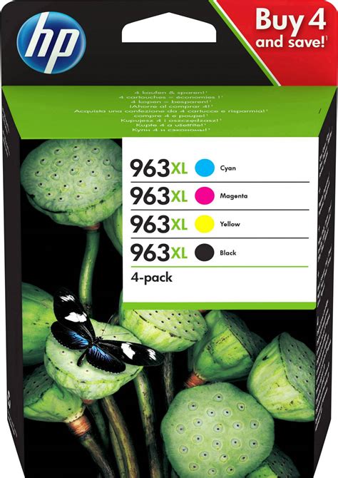 Hp Xl Ink Cartridge Set Original Black Cyan Magenta Yellow