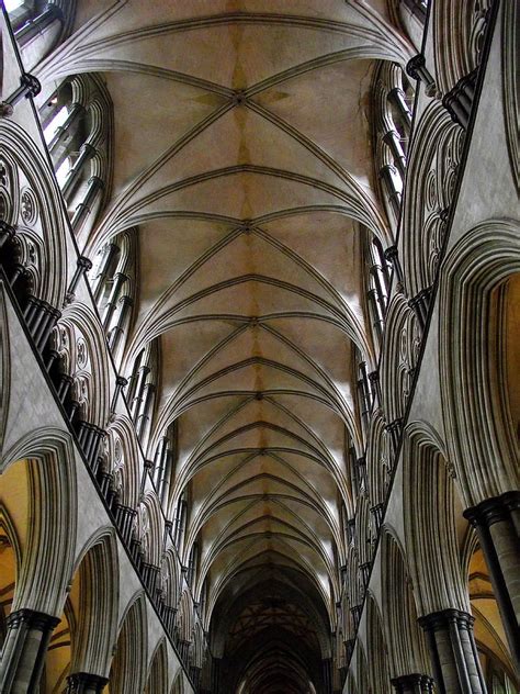 Gothic Rib Vault Ceiling Salisbury Cathedral Snapshooter Flickr