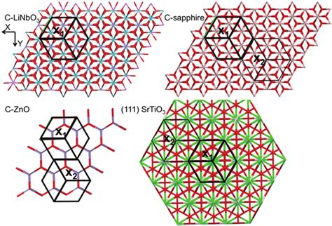 Schematic Representations Of The Surface Structures And The