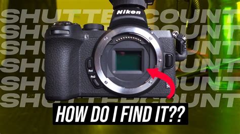 How To Check Your Nikon CAMERA Shutter Count Actuations EASILY YouTube