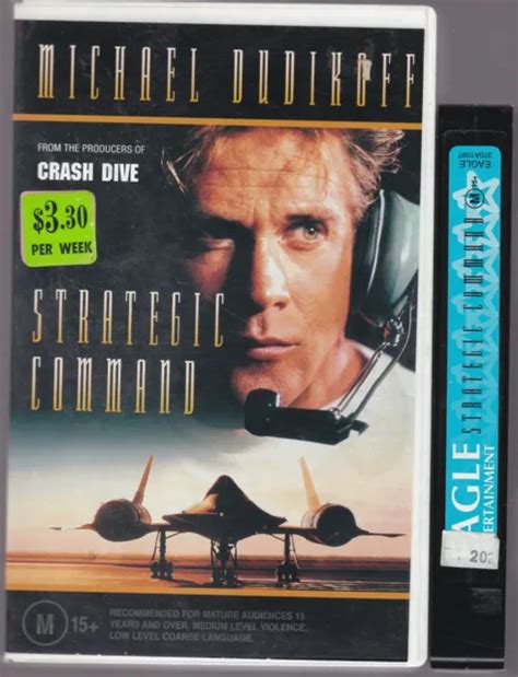 RARE VHS VIDEO Tape STATEGIC COMMAND Big Box EX RENTAL Dudikoff EUR 3