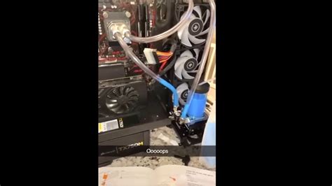 Liquid Cooling Pc Fail 🤑 Full Hd 60fps Youtube