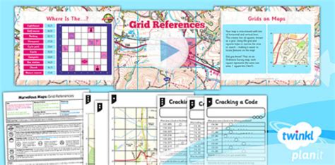 What Are Four Figure Grid References Ks3 Teaching Wiki