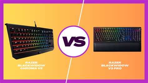 Battle Of The Keyboards Razer BlackWidow V3 Pro Vs Razer BlackWidow